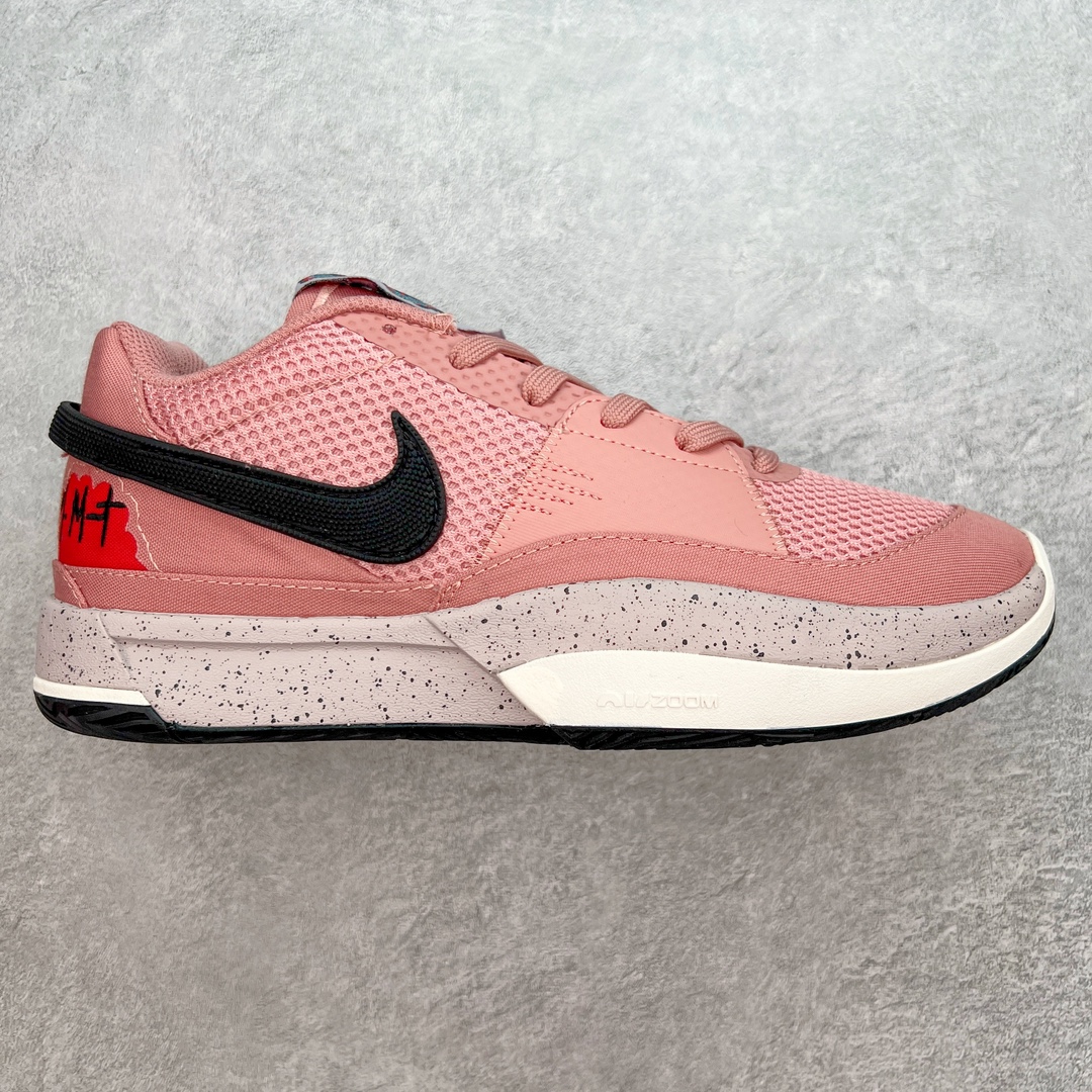 图片[2]-＃CK NK Zoom JA 1 EP 莫兰特一代低帮休闲运动篮球鞋 采用透气轻量网织鞋面材质 配置两枚圆形Zoom Air纤维气垫及后掌缓震泡棉材质 分段式结构防滑橡胶外底 尺码 39 40 40.5 41 42 42.5 43 44 44.5 45 46 47.5-选品中心