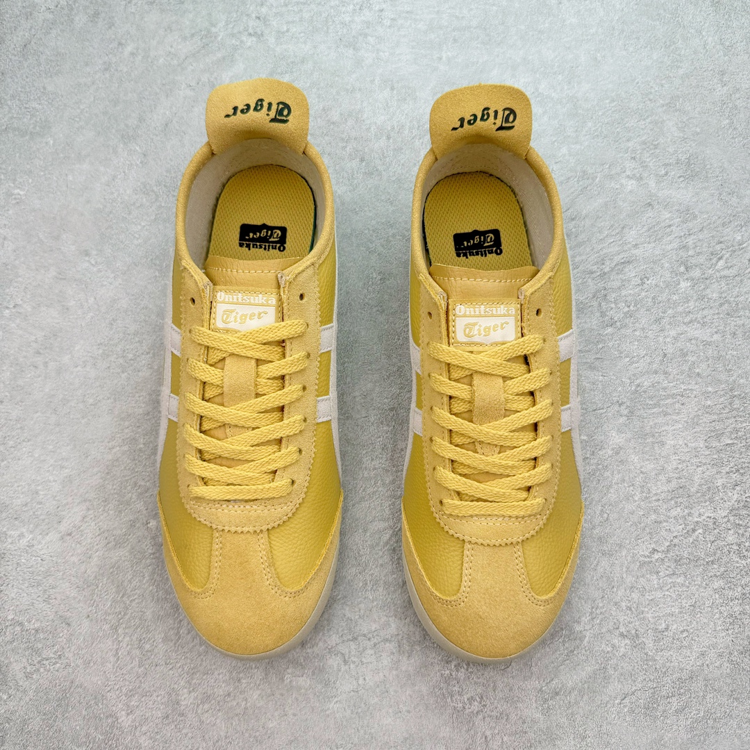 图片[2]-💰120 Asics Onitsuka Tiger MEXICO 66 亚瑟士鬼冢虎复古经典板鞋 市场王者选手 海外订单工厂出品 长期生产补货永不断码 超成熟稳定的做工品控  原装全套纸板楦头开发 原汁原味 完美呈现版型 私模正确鞋底咬花纹路 一比一鞋头弧度高度鞋身弧度 绝不口嗨 细节品控鞋型随意秒杀市面 原档咬花纹路私模大底 一个单元有六个三角形 总体形拼接呈现花瓣状 官方四联吊牌 原装Ortholite轻量化鞋垫 原盒原配 质保卡 说明书 钢印防尘纸  纸板中底带钢印 乳胶组合鞋垫 支持全方位的对比专柜 产品从款式颜色造型上体现出追求舒适和细节的完美 鞋类更是推崇手工制作的严谨与完美 融舒适性与可穿性的设计风格 注重细节的完美和别致魅力 既保持稳重 又不失轻松的时尚感 尺码：36 37 37.5 38 39 39.5 40 40.5 41.5 42 42.5 43.5 44 45 编码：Sby1936090-运动鞋