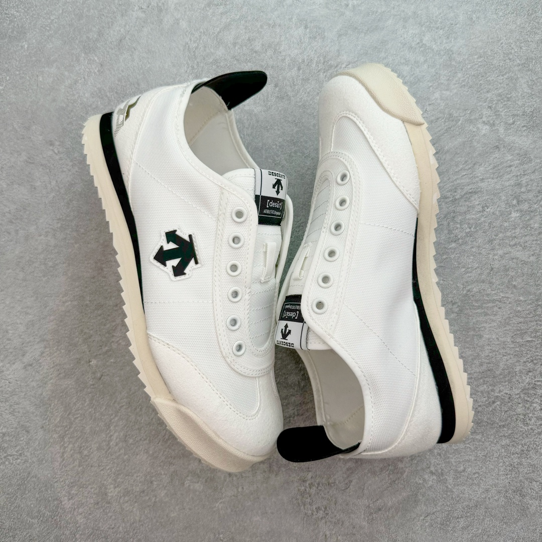 图片[3]-＃纯原福利 DESCENTE CHRON 迪桑特复古运动一脚蹬帆布鞋透气休闲鞋 轻松方便的一脚蹬设计 搭配轻质弹性鞋底 脚感舒适 简洁的帆布鞋面设计适用于多场景穿搭 尺码：36 36.5 37.5 38 38.5 39 40 40.5 41 42 42.5 43 44 44.5 45-选品中心