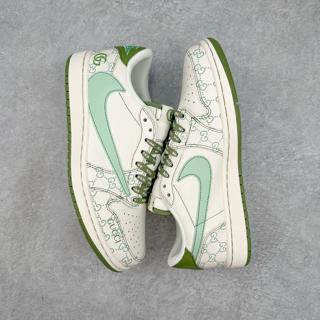 图片[3]-TS x Air Jordan AJ1 Low 倒钩低帮联名定制配色 JJ5288-010 原厂内置气垫魔块 A模大底 头层小牛皮 鞋舌AJ原厂专用牛津布+AJ专用反口珍珠布+原厂无杂质高弹内里海棉+特殊封边弹力鞋带 尺码：36 36.5 37.5 38 38.5 39 40 40.5 41 42 42.5 43 44 44.5 45 46 47.5-选品中心