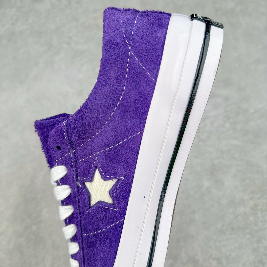 图片[7]-💰150 Converse One Star 紫色一星n匡威低帮复古紫色翻毛皮运动情侣休闲鞋n鞋面采用翻毛皮材质 自然优雅 搭配标志性的One Star Logo 凸显充满现代感风格 融入SKATE元素 源于街头设计灵感 呈现出舒适的穿着体验 让你尽享运动中的乐趣 货号：171586C 尺码：35 36 36.5 37 37.5 38 39 39.5 40 41 41.5 42 42.5 43 44 编码：by2936020-运动鞋