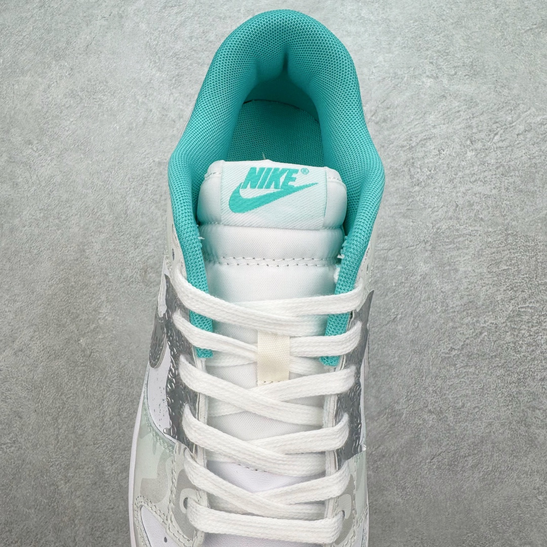 图片[5]-＃YC纯原 NK Dunk Low 薄荷心语 白绿 DV0833-102 定制系列天花板 无原鞋不开发 全系列得物原鞋一比一校对开发 配色持续更新中 终端对接 优势输出 全套原厂楦头原纸板数据档案倾力打造 原汁原味莞产 极致还原 圈内最强针车工艺 高端零售指定版 广东原厂配套原盒原标 鞋盒分三个尺码段 原厂冲刀 超高清洁度 全鞋零毛边皮料切割 采用原厂百宏鞋带以及原厂百宏织唛舌标 内标可供原厂几率过验 进口原装条纹中底布 四线拉帮白色点胶 原厂拉帮手法遵循公司 原厂电绣 极致还原 尺码：35.5 36 36.5 37.5 38 38.5 39 40 40.5 41 42 42.5 43 44 44.5 45 46 47.5-选品中心