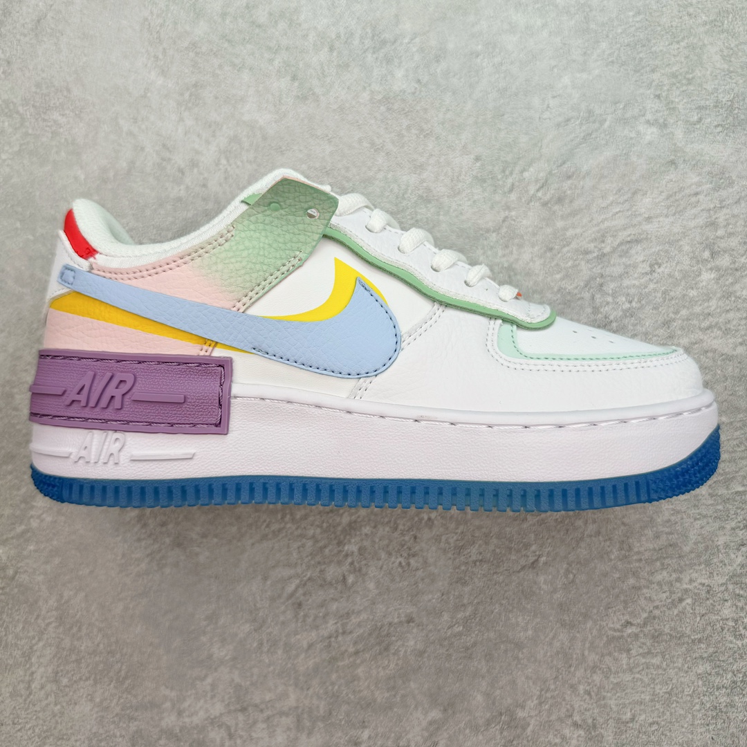 图片[3]-NK WMNS Air Force 1 Shadow 全新少女系解构主义设计 空军一号马卡龙板鞋 鞋款以“双重swoosh标志叠加”为特色，在细节上呈现多层次的设计。以大胆的设计手法，重新演绎这些非凡而鲜明的经典元素，将它们以前卫又优雅的方式突显出来。在各种标志性特征之外又呈现新鲜设计。每一款新作都以女性受众为设计考量，承袭The 1s Reimagined女子鞋款之强势力量，同时坚定一个信念：真正的经典，是在不断的超越与重塑中延续的。尺码：35.5 36 36.5 37.5 38 38.5 39 40-选品中心