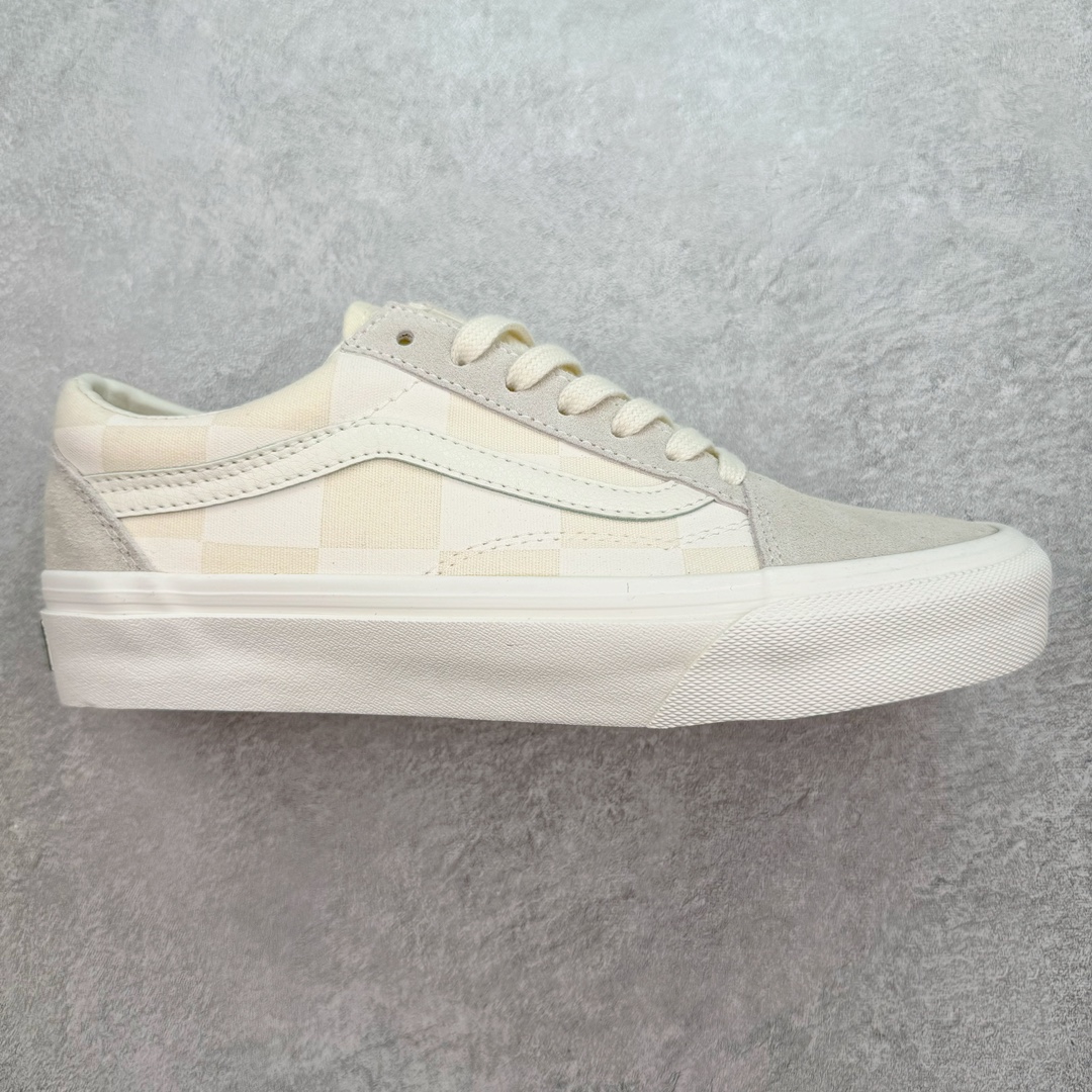 Vans Old Skool 灰白棋盘格 舒适百搭 防滑减震 休闲硫化板鞋 尺码：35 36 36.5 37 38 38.5 39 40 40.5 41 42 42.5 43 44 45-选品中心