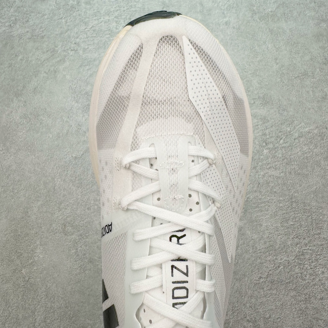 图片[4]-AD Adizero Boston 12 波士顿夏季透气网眼竞速跑鞋 延续爪型玻璃纤维推进系统 进化为全掌式的ENERGY RODS 2.0 从脚跟到脚趾的一体成形设计 强化整体推进力 提升速度表现 升级透气鞋面更具支撑性 利用ENGINEERED MESH技术进行不同密度织纹 强化支撑性 更使用50%以上的回收材料製成 减低塑料浪费 此外变薄的鞋舌为前掌提供更多空间 提供跑者更好的穿着感受 马牌轮胎大底耐磨性佳 大底全掌采用耐磨的Continental马牌轮胎大底 在各种环境下保有良好抓地力 货号：HQ2134 尺码：36 36.5 37 38 38.5 39 40 40.5 41 42 42.5 43 44 44.5 45-选品中心