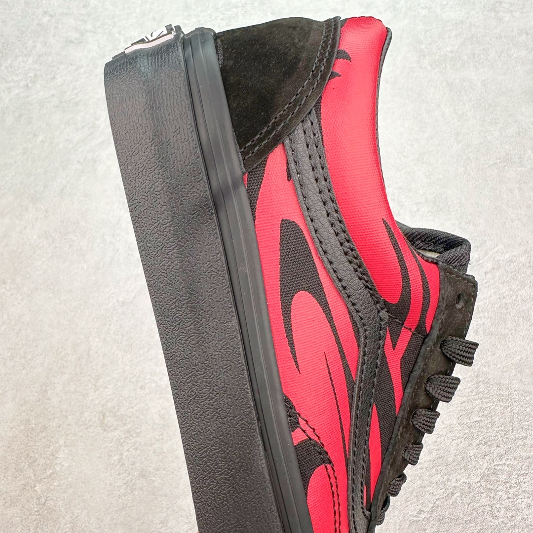 图片[6]-Vans Old Skool 黑红火焰🔥 舒适百搭 防滑减震 休闲硫化板鞋 货号：VN000D56458 尺码：35 36 36.5 37 38 38.5 39 40 40.5 41 42 42.5 43 44 45-选品中心