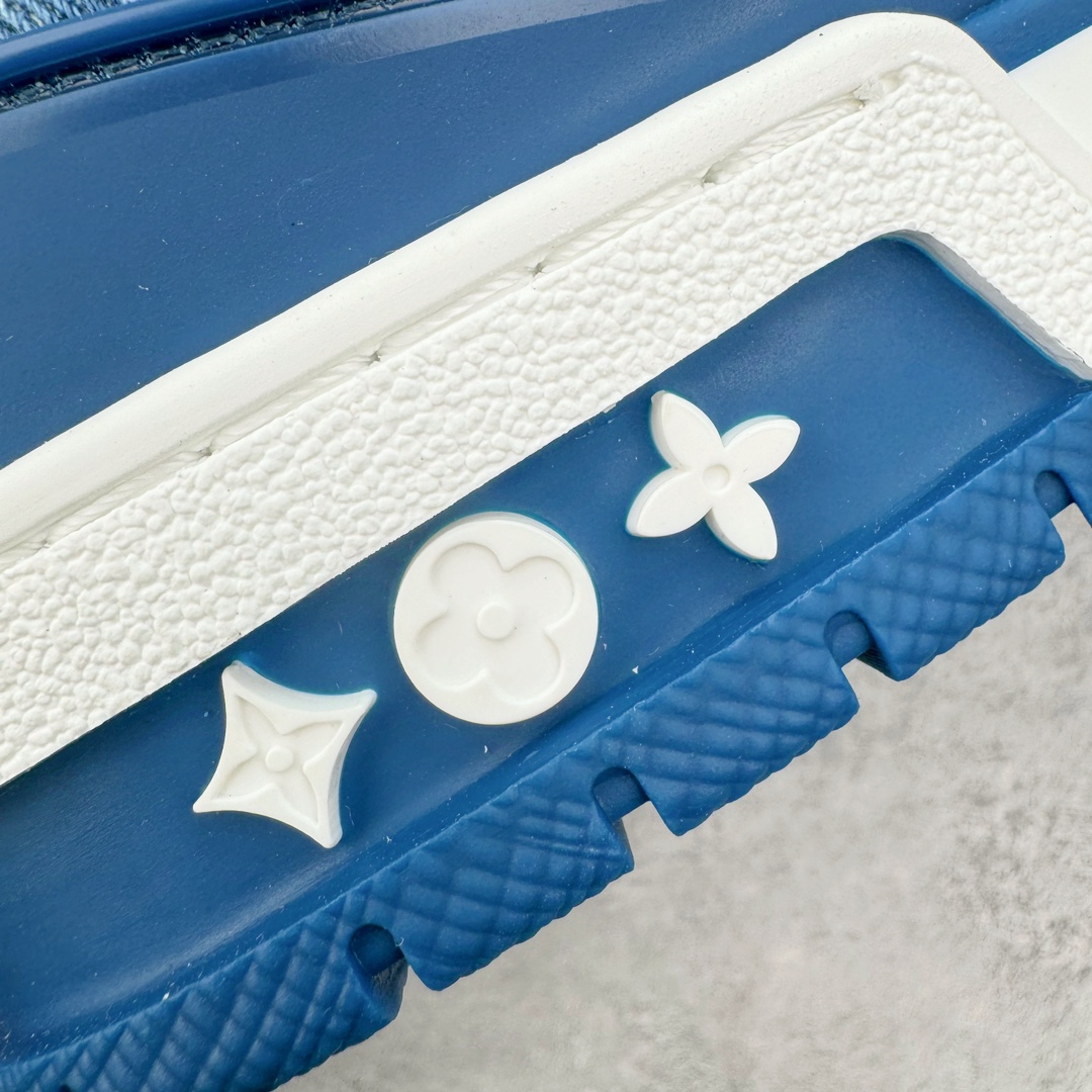 图片[18]-＃FS顶级特价 Louis Vuitton Trainer lv时装走秀运动鞋 实力大厂出品 平台专供 成熟的做工稳定的品控 完美鞋型超高的清洁度 零毛边线头瑕疵 全套原楦原纸版原鞋开模 全网最具灵魂的版型 正确原装黄色鞋盒 正确中底印花 鞋面印花3D高频深度立体 全鞋电脑针车 紧密相连 针距密度一致 环保乳胶注塑鞋垫 厚度脚感还原原版 皮面裁剪部位 统一油边封口工艺 原装橡胶大底含胶量大底组合零偏差 专柜全套包装 防尘袋 说明书 质保卡 男女鞋 尺码：35 36 37 38 39 40 41 42 43 44 45-选品中心