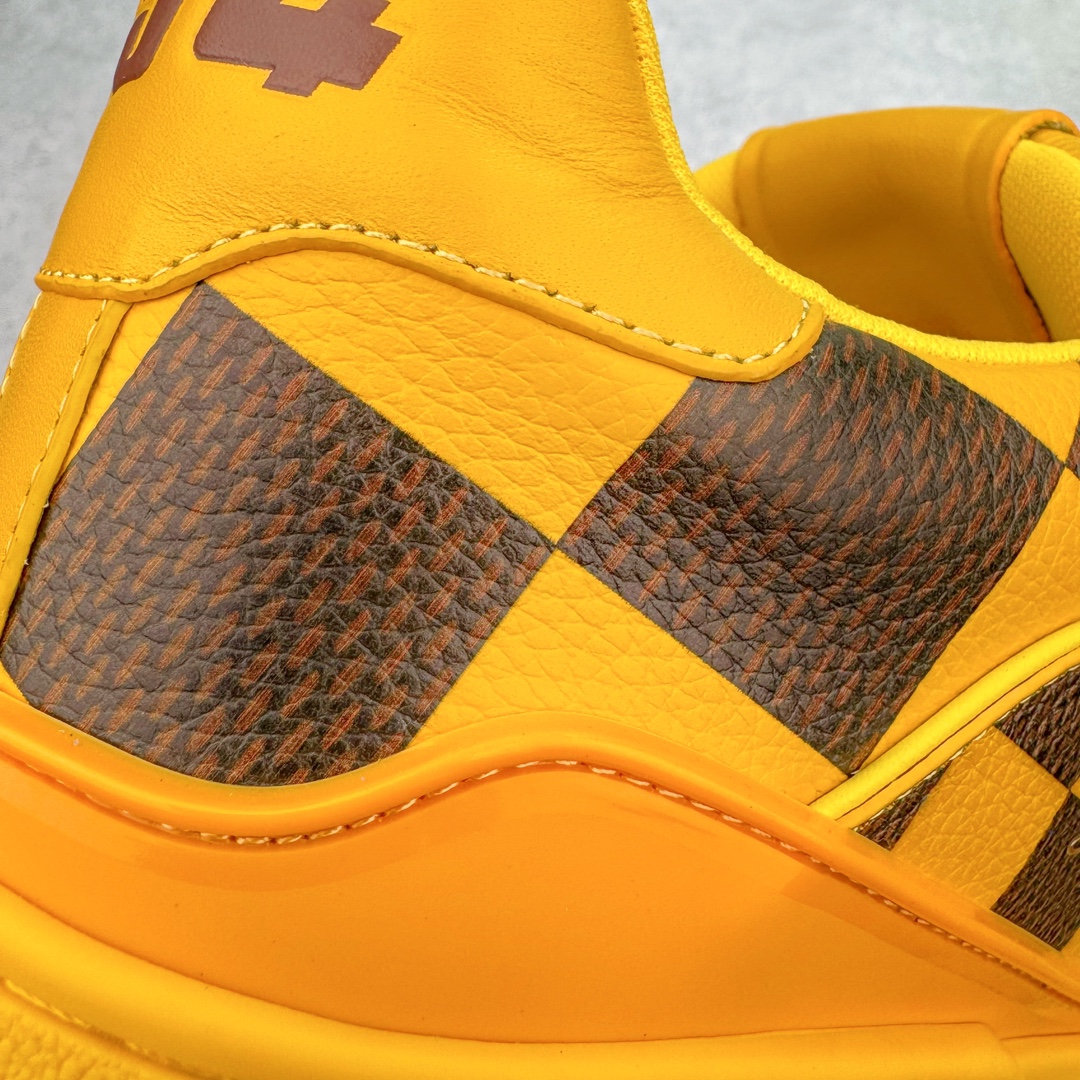 图片[15]-＃GX Louis Vuitton Trainer lv时装走秀运动鞋 实力大厂出品 平台专供 全网最全配色更新最快 最成熟的做工稳定的品控 完美鞋型超高的清洁度 零毛边线头瑕疵 全套原楦原纸版原鞋开模 全网最具灵魂的版型 正确原装黄色鞋盒 正确中底印花 鞋面印花3D高频深度立体 全鞋电脑针车 紧密相连 针距密度一致 环保乳胶注塑鞋垫 厚度脚感还原原版 皮面裁剪部位 统一油边封口工艺 原装橡胶大底含胶量大底组合零偏差 专柜全套包装 防尘袋 说明书 质保卡 男女鞋 尺码：35 36 37 38 39 40 41 42 43 44 45-选品中心