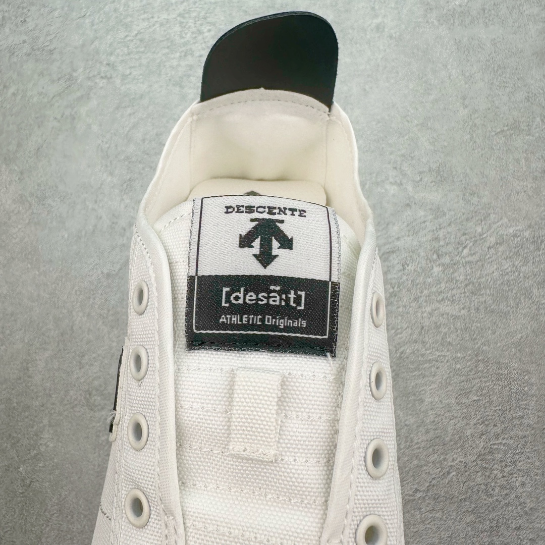 图片[5]-＃纯原 DESCENTE CHRON 迪桑特复古运动一脚蹬帆布鞋透气休闲鞋 轻松方便的一脚蹬设计 搭配轻质弹性鞋底 脚感舒适 简洁的帆布鞋面设计适用于多场景穿搭 尺码：36 36.5 37.5 38 38.5 39 40 40.5 41 42 42.5 43 44 44.5 45-选品中心