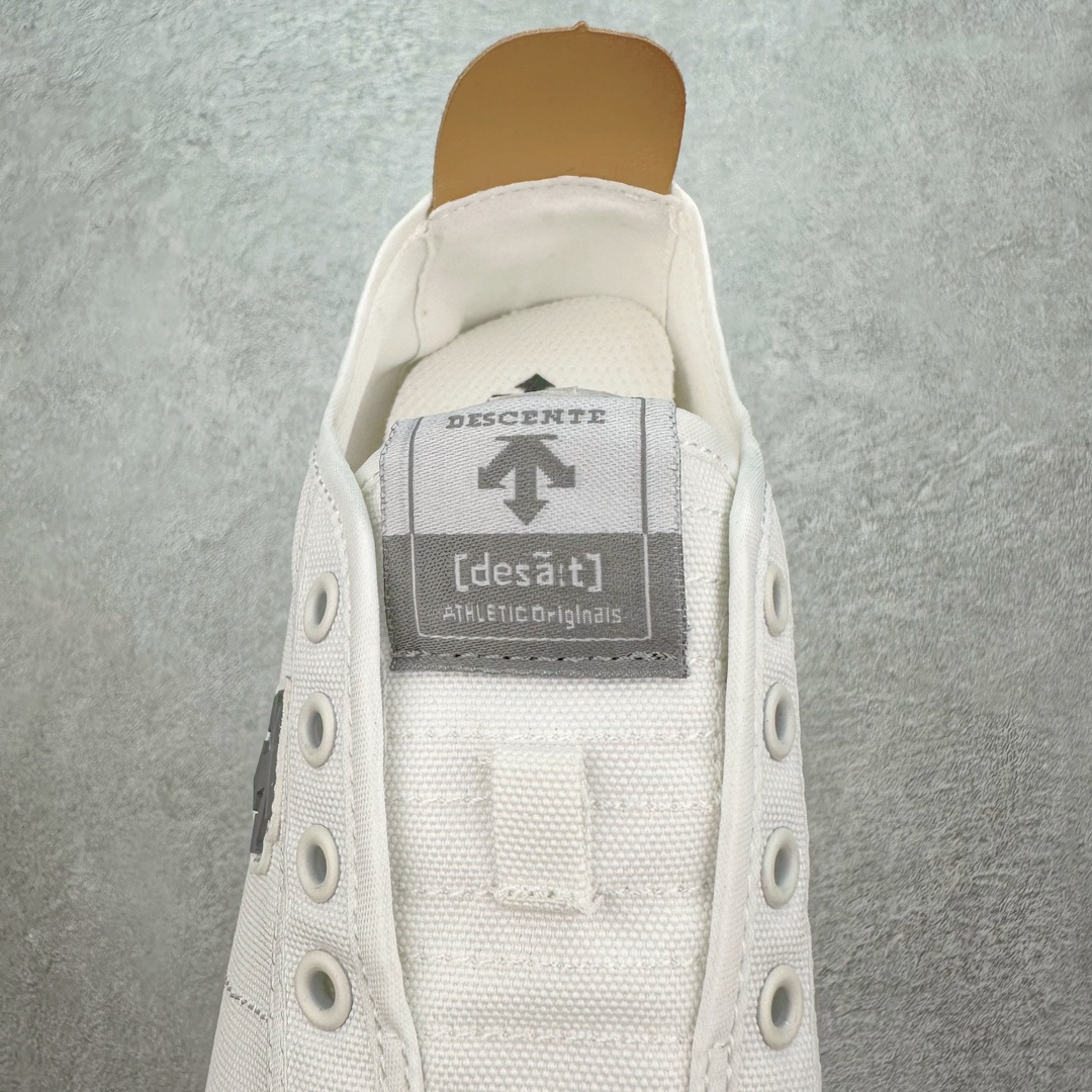 图片[5]-＃纯原 DESCENTE CHRON 迪桑特复古运动一脚蹬帆布鞋透气休闲鞋 轻松方便的一脚蹬设计 搭配轻质弹性鞋底 脚感舒适 简洁的帆布鞋面设计适用于多场景穿搭 尺码：36 36.5 37.5 38 38.5 39 40 40.5 41 42 42.5 43 44 44.5 45-选品中心