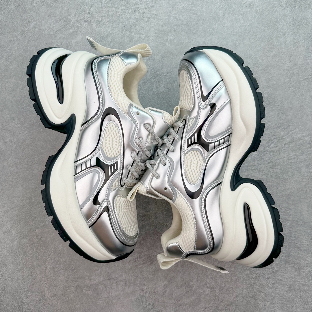 图片[3]-GG-CC赵露思同款 2024夏季透气镂空网面老爹鞋系列 广东大厂出品 纯原正确版本 时髦look轻松定格 不费力展现率性氛围 酷帅机能风不规则设计 7cm增高厚底 大长腿既视感轻松拿捏 尺码：35 36 37 38 39 40-选品中心