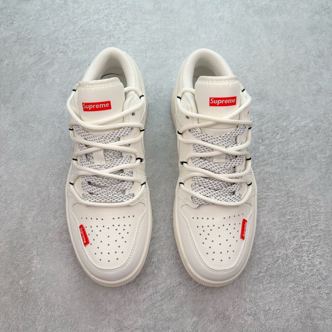 图片[2]-Air Jordan AJ1 Low 低帮系列定制配色 SJ9950-017 原厂内置气垫魔块 A模大底 头层小牛皮 鞋舌AJ原厂专用牛津布+AJ专用反口珍珠布+原厂无杂质高弹内里海棉+特殊封边弹力鞋带 尺码：36 36.5 37.5 38 38.5 39 40 40.5 41 42 42.5 43 44 44.5 45 46-选品中心