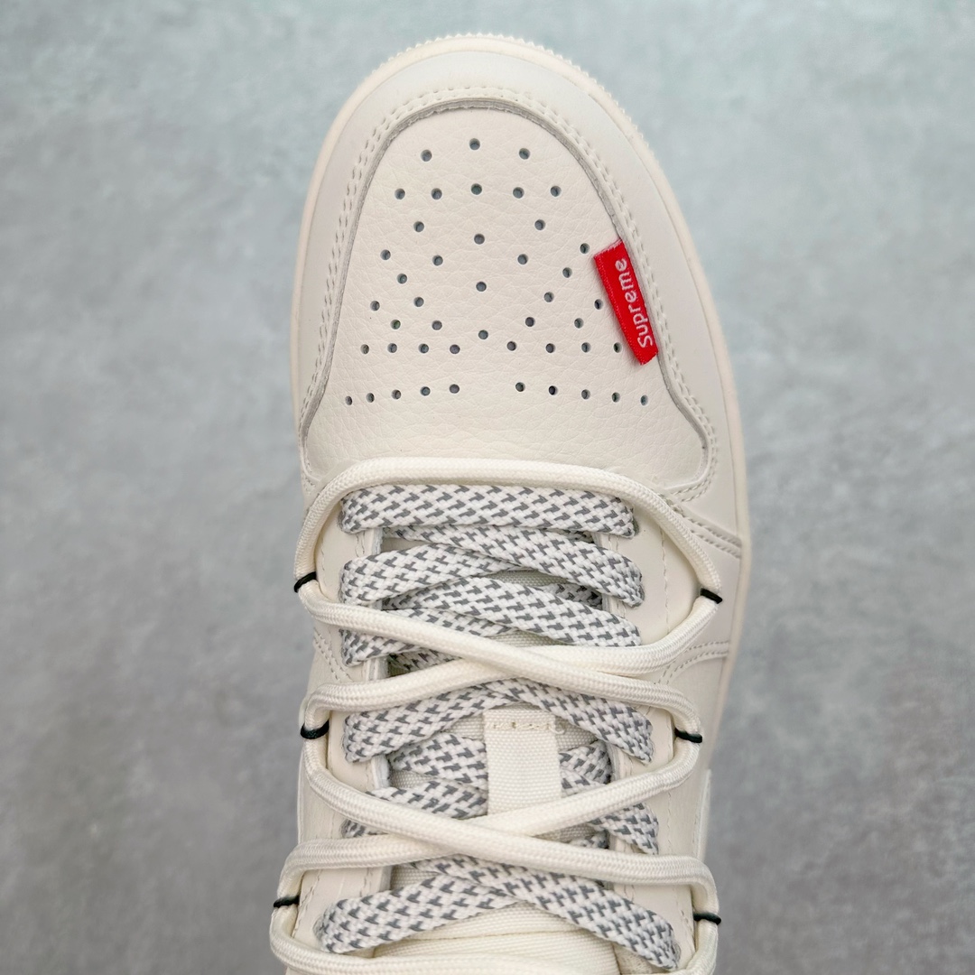 图片[4]-Air Jordan AJ1 Low 低帮系列定制配色 SJ9950-017 原厂内置气垫魔块 A模大底 头层小牛皮 鞋舌AJ原厂专用牛津布+AJ专用反口珍珠布+原厂无杂质高弹内里海棉+特殊封边弹力鞋带 尺码：36 36.5 37.5 38 38.5 39 40 40.5 41 42 42.5 43 44 44.5 45 46-选品中心