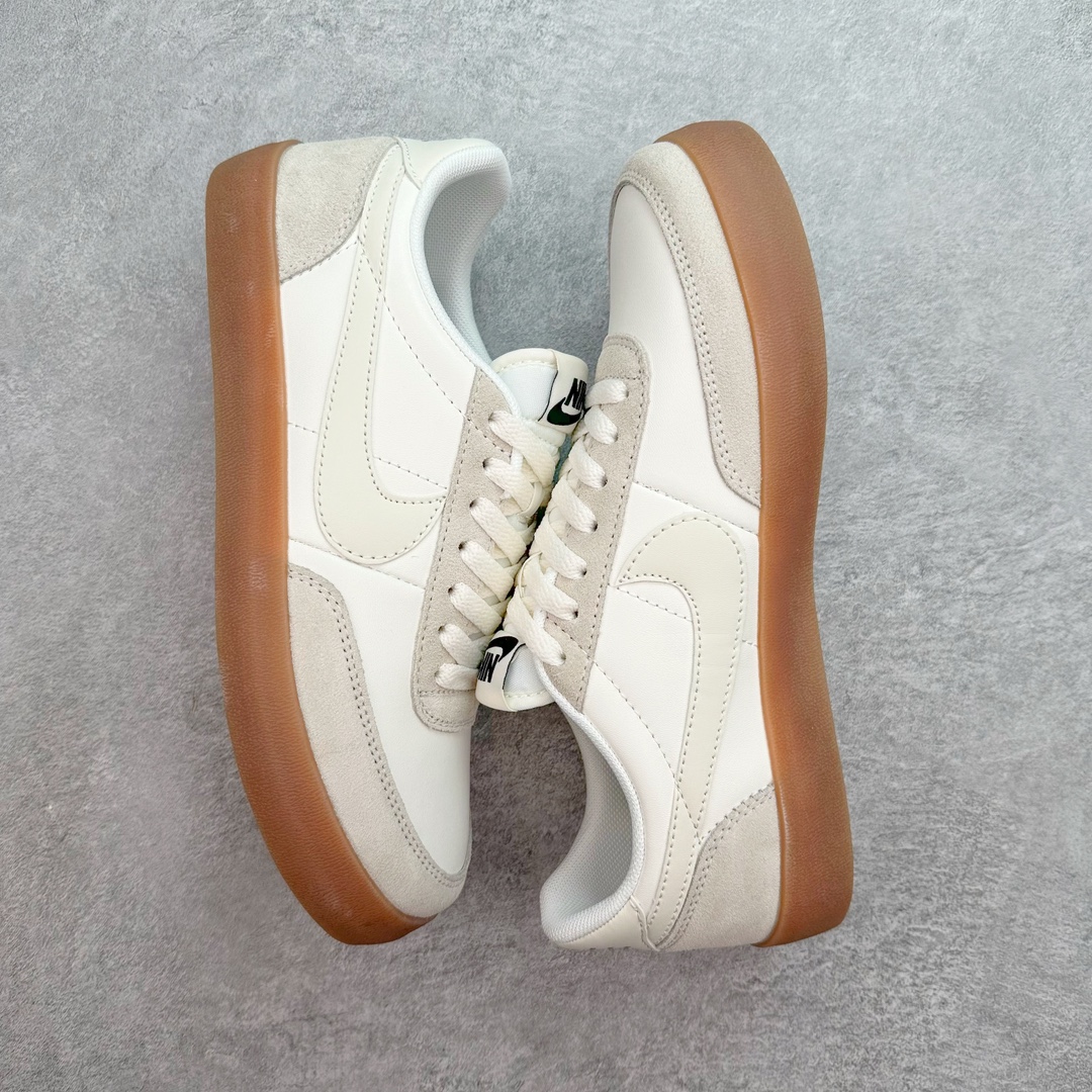 图片[3]-J.Crew x NK Killshot II Leather 联名复古板鞋 FZ5630-101 采用米白色皮革制作鞋身 Swoosh 点缀其中 最后搭载棕色生胶大底 流露出满满的复古气气息 尺码：36 36.5 37.5 38 38.5 39 40 40.5 41 42 42.5 43 44-选品中心