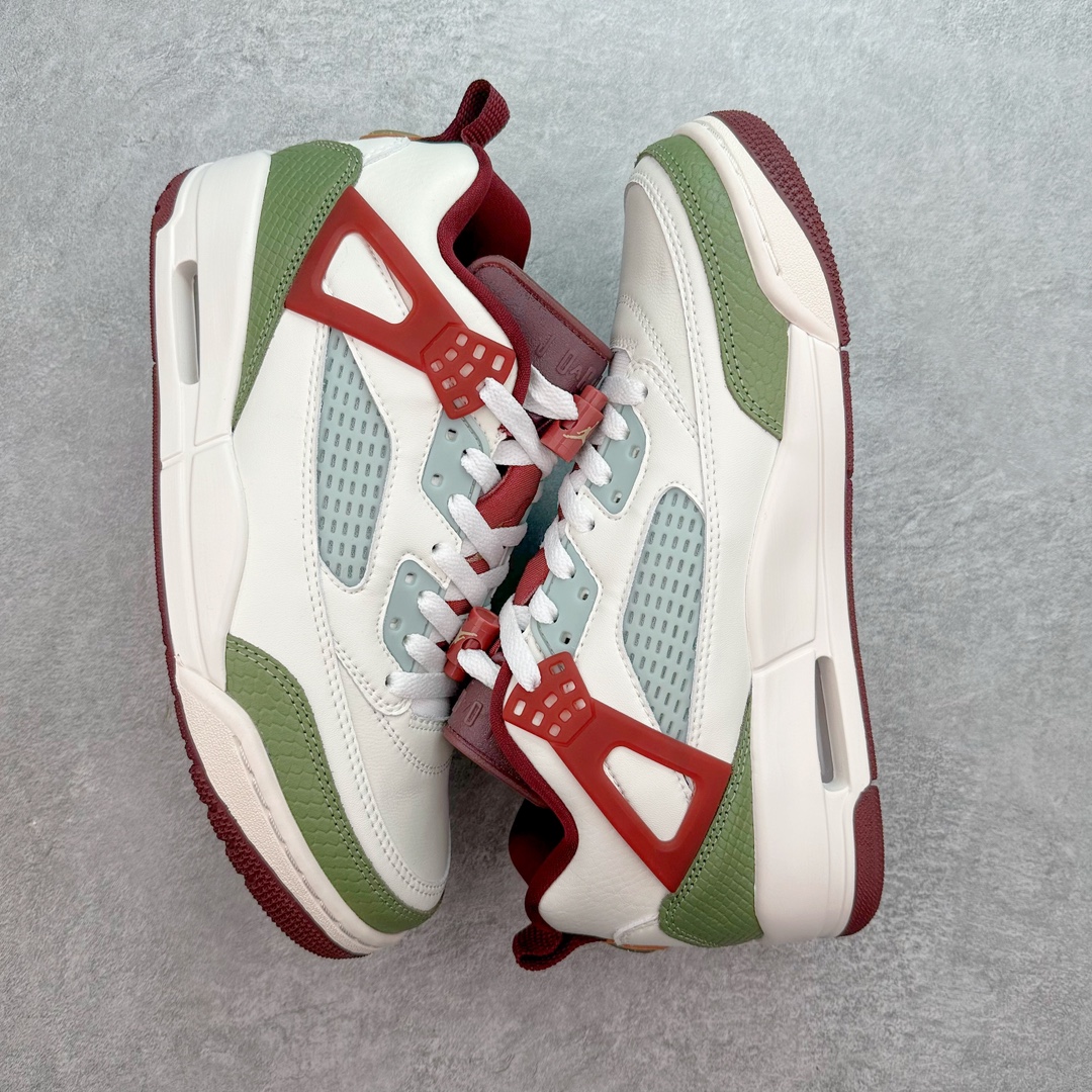 图片[3]-＃纯原福利 Jordan Spizike Low AJ复古低帮篮球鞋 这款鞋子著名导演斯派克李的Jordan Spizike专属 预计于明年夏季推出全新低帮版本 将包括三款配色 经典爆裂纹非常复古 两款配色分别以大学红和黑曜石蓝进行区分 鞋身设计中依旧带有大象爆裂纹、鞋侧束带、塑胶网布等经典元素 之后 在鞋舌、内衬以及鞋底等位置缀以大学红和黑曜石蓝搭配 带来全新造型 尺码：36 36.5 37.5 38 38.5 39 40 40.5 41 42 42.5 43 44 44.5 45 46 47.5-选品中心