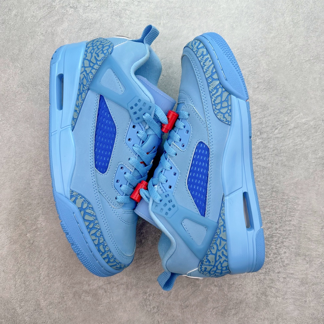 图片[3]-＃纯原福利 Jordan Spizike Low AJ复古低帮篮球鞋 这款鞋子著名导演斯派克李的Jordan Spizike专属 预计于明年夏季推出全新低帮版本 将包括三款配色 经典爆裂纹非常复古 两款配色分别以大学红和黑曜石蓝进行区分 鞋身设计中依旧带有大象爆裂纹、鞋侧束带、塑胶网布等经典元素 之后 在鞋舌、内衬以及鞋底等位置缀以大学红和黑曜石蓝搭配 带来全新造型 尺码：36 36.5 37.5 38 38.5 39 40 40.5 41 42 42.5 43 44 44.5 45 46 47.5-选品中心