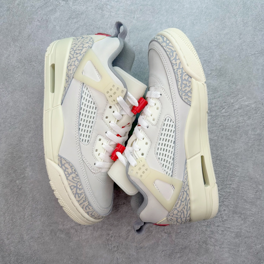 图片[3]-＃纯原福利 Jordan Spizike Low AJ复古低帮篮球鞋 这款鞋子著名导演斯派克李的Jordan Spizike专属 预计于明年夏季推出全新低帮版本 将包括三款配色 经典爆裂纹非常复古 两款配色分别以大学红和黑曜石蓝进行区分 鞋身设计中依旧带有大象爆裂纹、鞋侧束带、塑胶网布等经典元素 之后 在鞋舌、内衬以及鞋底等位置缀以大学红和黑曜石蓝搭配 带来全新造型 尺码：36 36.5 37.5 38 38.5 39 40 40.5 41 42 42.5 43 44 44.5 45 46 47.5-选品中心