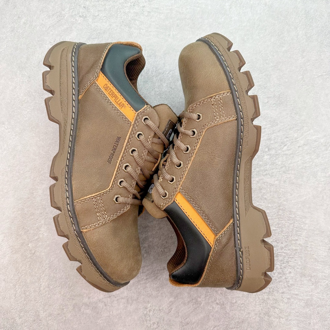 图片[3]-CAT/卡特 硬汉推土机品牌 官方同步 GORE-TEX户外休闲工装轻底防水鞋 广东全新工艺升级 全鞋真牛皮材料 大底到五金都是代工厂原材料制作 同原版固特异永不开胶工艺 好货不杀猪 首单质量严格把控 某宝代购最畅销的产品 全网独家首发 品质毋庸置疑 全套官网统一包装 今年冬季防寒户外专用 日常随意搭配 尺码：39 40 41 42 43 44（皮鞋码）-选品中心