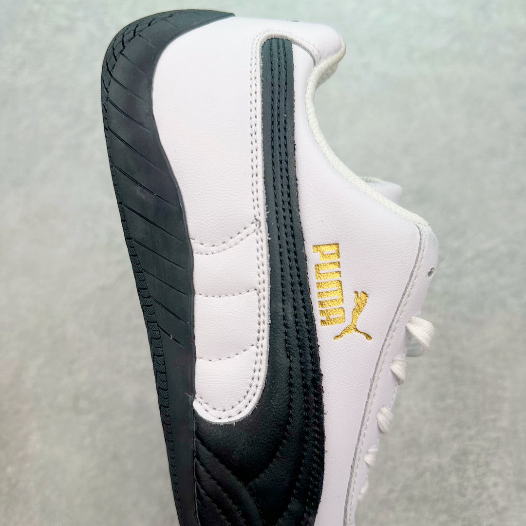 图片[6]-＃绿X/GX PUMA Speedca OG 彪马极速赛车系列低帮德训风拼接复古百搭休闲运动赛车鞋 鞋款从80、90年代赛车手所穿的防火赛车鞋为原型，鞋身线条模仿了赛车的流线廓形，体现了空气动力学原理的结构。简约流畅的外观，恰好又和贯穿其中的Formstrip Logo融合恰到好处，视觉上细节丰富且协调。本次Speedcat OG鞋款归来，最大看点自然式保留了窄版鞋型以及薄底构造。这两年各品牌鞋底越做越厚，Speedcat反其道而行之，上脚几乎无鞋底的效果带来耳目一新的视觉体验。鞋面依旧是以质感细腻的麂皮材质打造，并且大面积近乎全包裹的使用，复古味道也愈发浓烈。配色上更是将最原始的黑色和红色带回，向F1赛车队的标志性队服致敬。相信让各位一眼种草的更多是出挑的大红色，上脚即可瞬间点亮整体造型，在以球鞋为核心的OOTD中脱颖而出。而另一款黑色则是低调的万金油，彰显新潮个性的同时又不喧宾夺主，也是热爱简约系穿搭朋友的首选。 尺码：35.5 36 37 37.5 38 38.5 39 40 40.5 41 42 42.5 43 44 44.5 45-选品中心