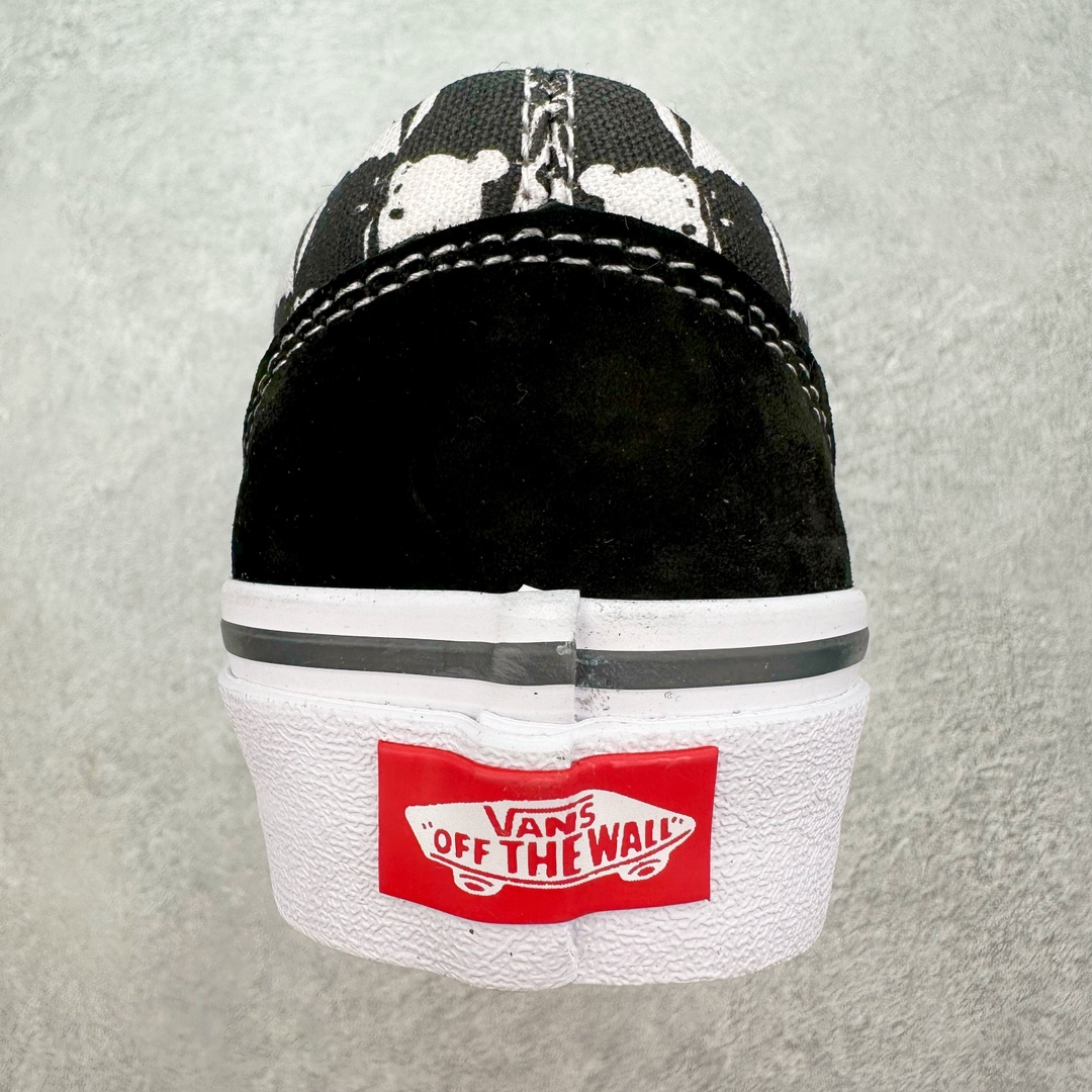 图片[8]-Vans Old Skool 黑白棋盘小熊 舒适百搭 防滑减震 休闲硫化板鞋 货号：VN000CR5BP9 尺码：35 36 36.5 37 38 38.5 39 40 40.5 41 42 42.5 43 44 45-选品中心