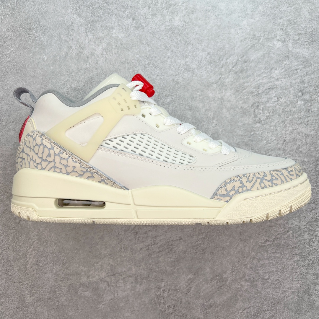 ＃纯原福利 Jordan Spizike Low AJ复古低帮篮球鞋 这款鞋子著名导演斯派克李的Jordan Spizike专属 预计于明年夏季推出全新低帮版本 将包括三款配色 经典爆裂纹非常复古 两款配色分别以大学红和黑曜石蓝进行区分 鞋身设计中依旧带有大象爆裂纹、鞋侧束带、塑胶网布等经典元素 之后 在鞋舌、内衬以及鞋底等位置缀以大学红和黑曜石蓝搭配 带来全新造型 尺码：36 36.5 37.5 38 38.5 39 40 40.5 41 42 42.5 43 44 44.5 45 46 47.5-选品中心