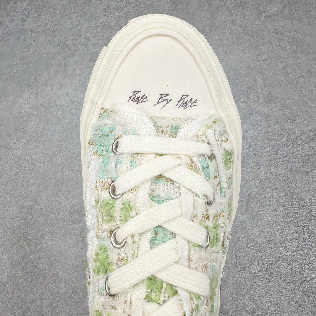 图片[4]-＃B版性价比 众明星网红上脚 吴建豪个人新锐品牌xVESSEL G.O.P. Low解构重叠厚底软木低帮百搭增高帆布硫化板鞋 支持扫码防伪标签特殊效果#升级厚实木塞内底#纯手工贴合多重围条硫化工艺#正确渐变效果原盒包装物#采用12蛊司厚实舒适帆布面料#流苏做旧复古效果 余文乐 蔡徐坤助攻款式 尺码：35 36 37 38 39 40 41 42 43 44 45-选品中心