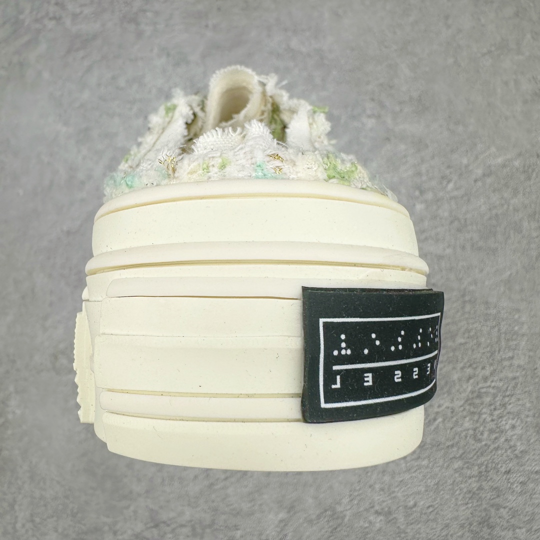 图片[8]-＃B版性价比 众明星网红上脚 吴建豪个人新锐品牌xVESSEL G.O.P. Low解构重叠厚底软木低帮百搭增高帆布硫化板鞋 支持扫码防伪标签特殊效果#升级厚实木塞内底#纯手工贴合多重围条硫化工艺#正确渐变效果原盒包装物#采用12蛊司厚实舒适帆布面料#流苏做旧复古效果 余文乐 蔡徐坤助攻款式 尺码：35 36 37 38 39 40 41 42 43 44 45-选品中心