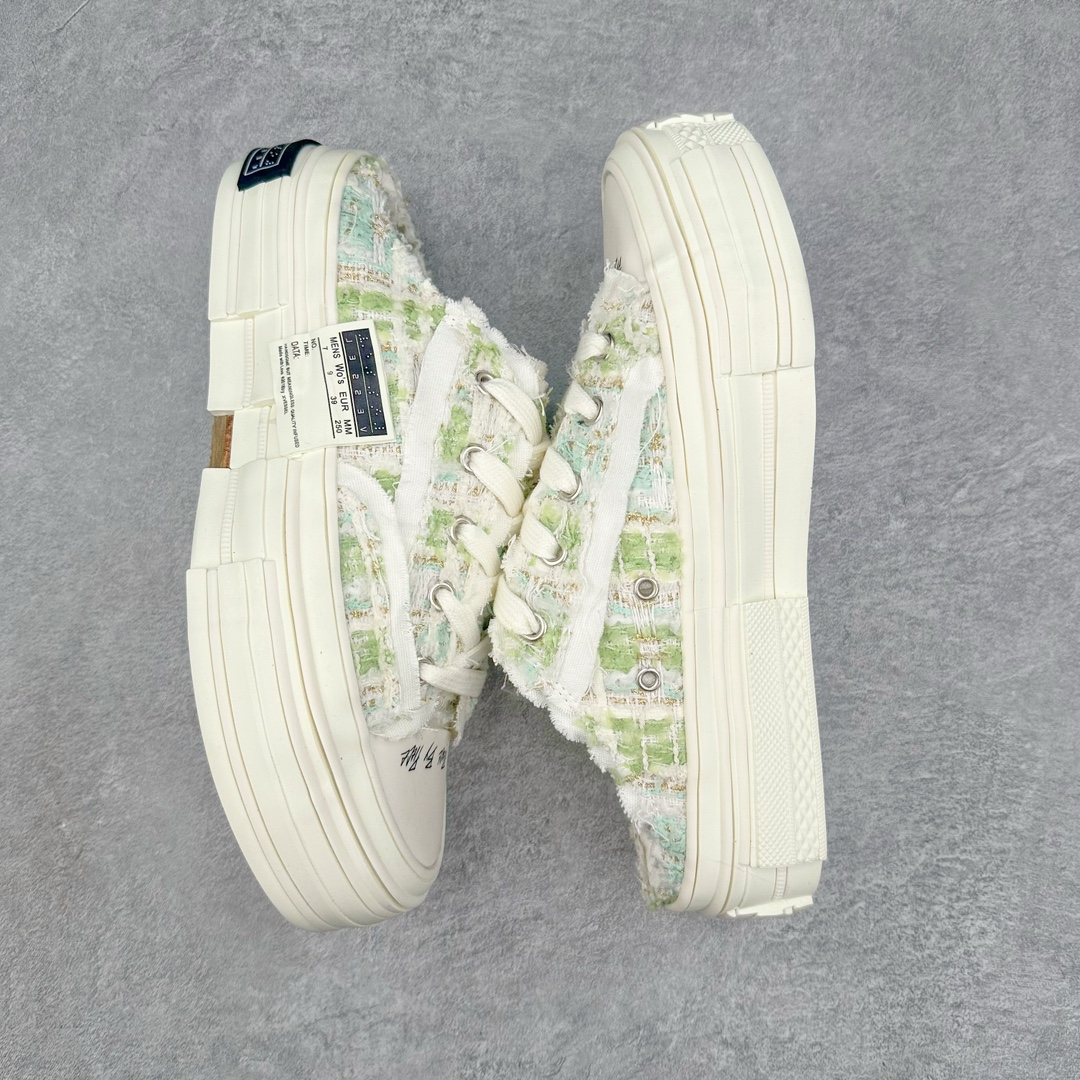 图片[3]-＃B版性价比 众明星网红上脚 吴建豪个人新锐品牌xVESSEL G.O.P. Low解构重叠厚底软木低帮百搭增高帆布硫化板鞋 支持扫码防伪标签特殊效果#升级厚实木塞内底#纯手工贴合多重围条硫化工艺#正确渐变效果原盒包装物#采用12蛊司厚实舒适帆布面料#流苏做旧复古效果 余文乐 蔡徐坤助攻款式 尺码：35 36 37 38 39 40 41 42 43 44 45-选品中心