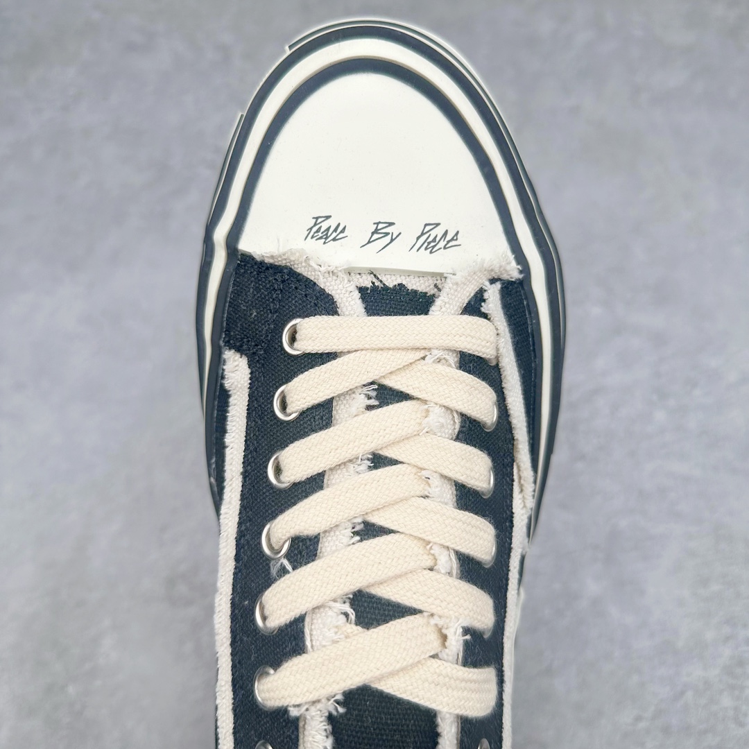 图片[4]-＃B版性价比 众明星网红上脚 吴建豪个人新锐品牌xVESSEL G.O.P. Low解构重叠厚底软木低帮百搭增高帆布硫化板鞋 支持扫码防伪标签特殊效果#升级厚实木塞内底#纯手工贴合多重围条硫化工艺#正确渐变效果原盒包装物#采用12蛊司厚实舒适帆布面料#流苏做旧复古效果 余文乐 蔡徐坤助攻款式 尺码：35 36 37 38 39 40 41 42 43 44 45-选品中心