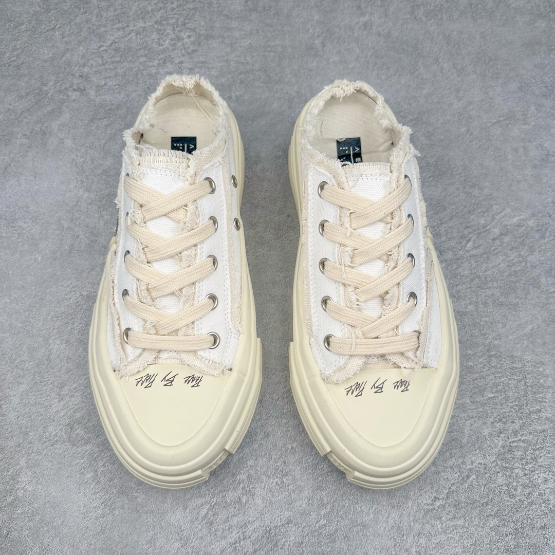 图片[2]-＃B版性价比 众明星网红上脚 吴建豪个人新锐品牌xVESSEL G.O.P. Low解构重叠厚底软木低帮百搭增高帆布硫化板鞋 支持扫码防伪标签特殊效果#升级厚实木塞内底#纯手工贴合多重围条硫化工艺#正确渐变效果原盒包装物#采用12蛊司厚实舒适帆布面料#流苏做旧复古效果 余文乐 蔡徐坤助攻款式 尺码：35 36 37 38 39 40 41 42 43 44 45-选品中心