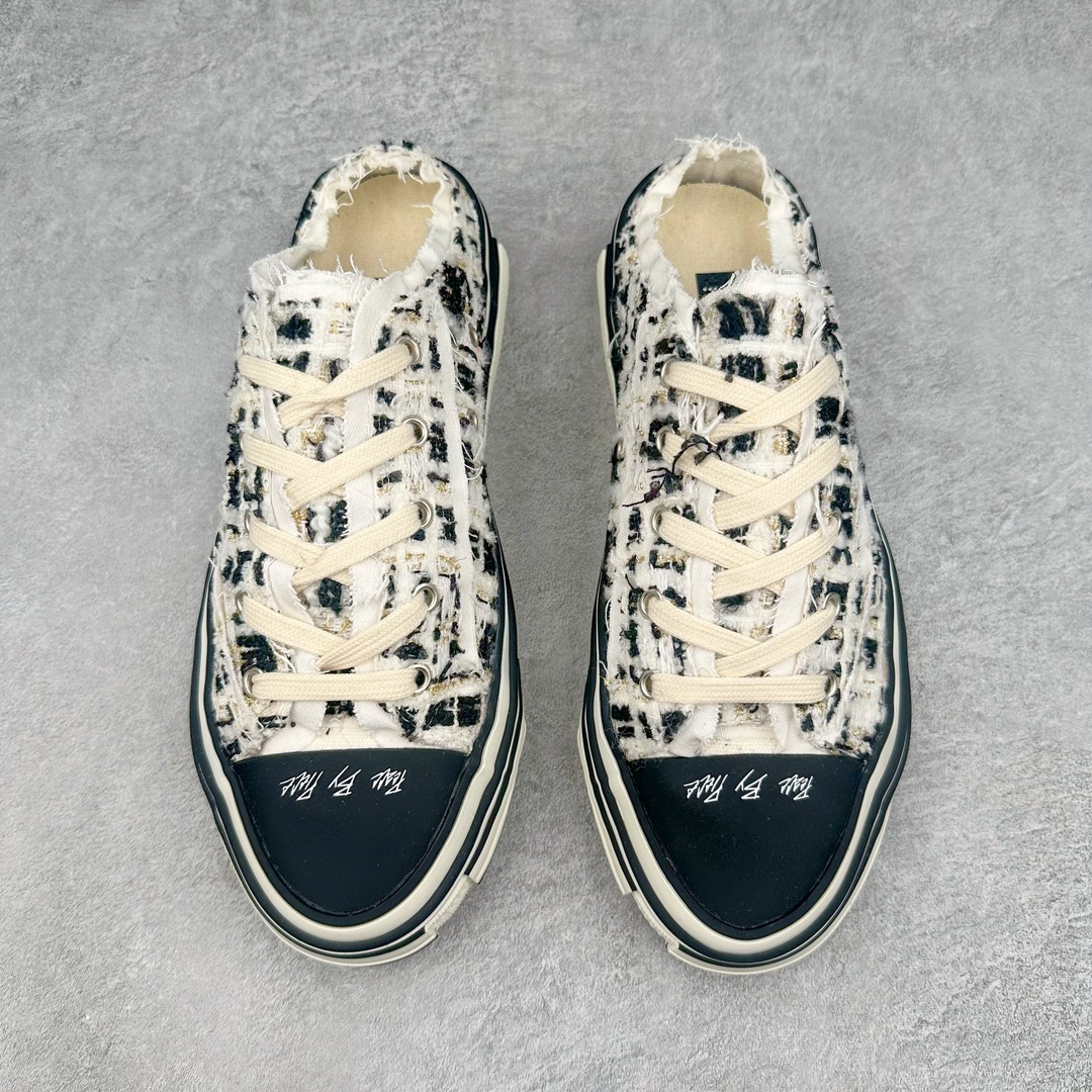 图片[2]-＃B版性价比 众明星网红上脚 吴建豪个人新锐品牌xVESSEL G.O.P. Low解构重叠厚底软木低帮百搭增高帆布硫化板鞋 支持扫码防伪标签特殊效果#升级厚实木塞内底#纯手工贴合多重围条硫化工艺#正确渐变效果原盒包装物#采用12蛊司厚实舒适帆布面料#流苏做旧复古效果 余文乐 蔡徐坤助攻款式 尺码：35 36 37 38 39 40 41 42 43 44 45-选品中心