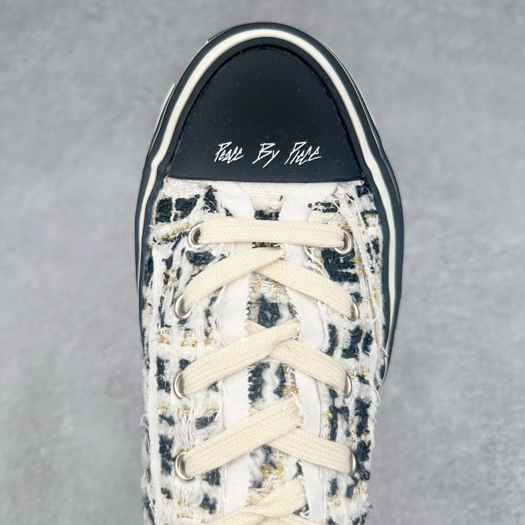 图片[4]-＃B版性价比 众明星网红上脚 吴建豪个人新锐品牌xVESSEL G.O.P. Low解构重叠厚底软木低帮百搭增高帆布硫化板鞋 支持扫码防伪标签特殊效果#升级厚实木塞内底#纯手工贴合多重围条硫化工艺#正确渐变效果原盒包装物#采用12蛊司厚实舒适帆布面料#流苏做旧复古效果 余文乐 蔡徐坤助攻款式 尺码：35 36 37 38 39 40 41 42 43 44 45-选品中心