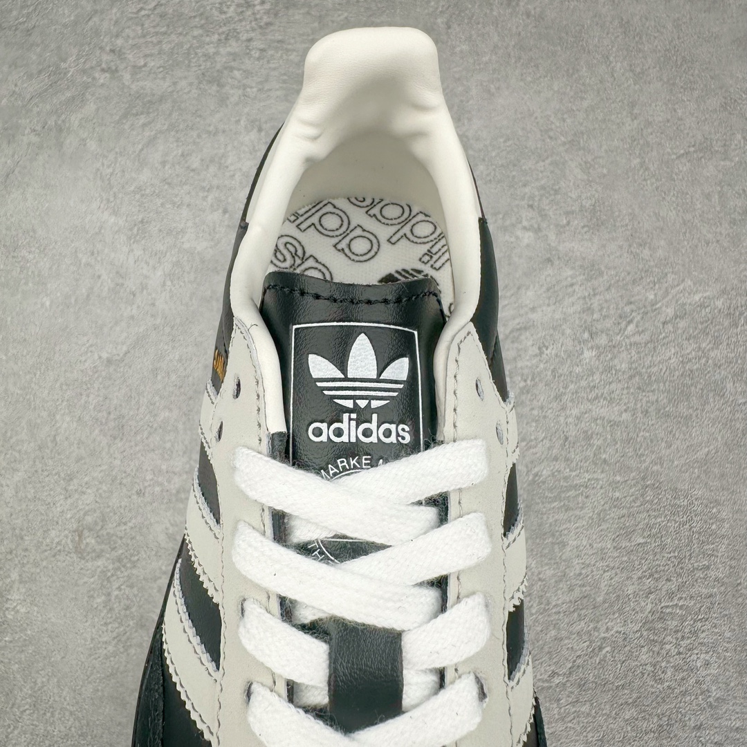 图片[5]-AD Original Samba OG 复古经典轻便板鞋 JP5682 这款桑巴鞋展示了高质量的工艺 带有装饰的超锁缝制和无缝的手感 柔软、柔软的皮革造型和标志性的3条纹完成了精致的外观 正规合身鞋带 鞋面上有绒面鞋垫 橡胶鞋底 享受正畸套筒软感 自50年代首次亮相以来就一直在赢得粉丝的青睐 尺码：36 36.5 37.5 38 38.5 39 40 40.5 41 42 42.5 43 44 44.5 45-选品中心