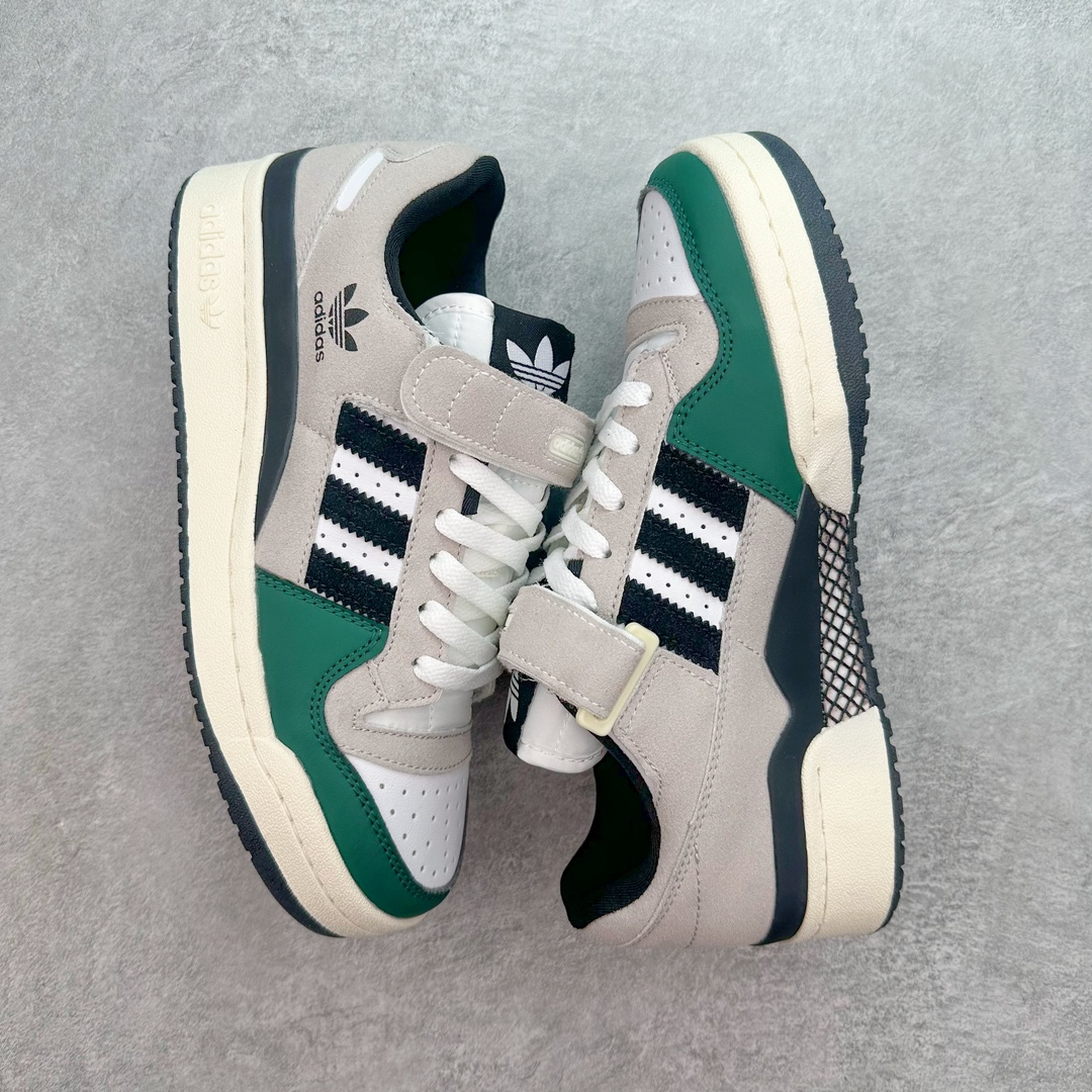 图片[3]-＃福利特价 AD Forum 84 Low OG 低帮百搭潮流休闲运动板鞋 以复古篮球鞋的外形为基础 采用皮革拼接 简约百搭 更加贴合舒适 中底内侧网格造型起到点睛之笔 外底橡胶 更显复古 尺码：36 36.5 37.5 38 38.5 39 40 40.5 41 42 42.5 43 44 44.5 45-选品中心