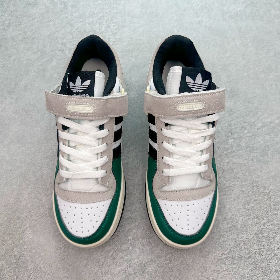 图片[2]-＃福利特价 AD Forum 84 Low OG 低帮百搭潮流休闲运动板鞋 以复古篮球鞋的外形为基础 采用皮革拼接 简约百搭 更加贴合舒适 中底内侧网格造型起到点睛之笔 外底橡胶 更显复古 尺码：36 36.5 37.5 38 38.5 39 40 40.5 41 42 42.5 43 44 44.5 45-选品中心