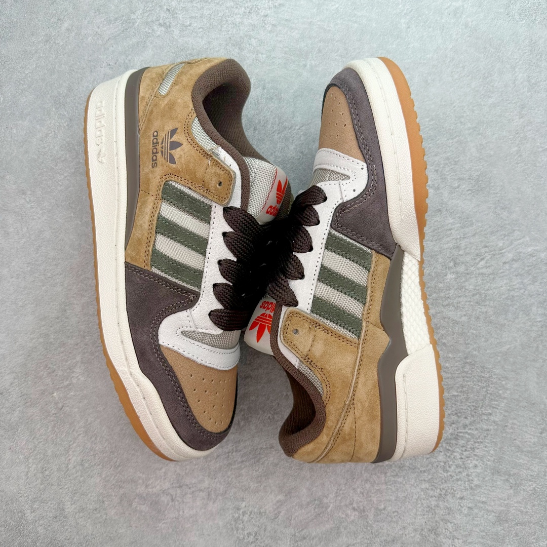 图片[3]-＃福利特价 AD Forum 84 Low OG 低帮百搭潮流休闲运动板鞋 以复古篮球鞋的外形为基础 采用皮革拼接 简约百搭 更加贴合舒适 中底内侧网格造型起到点睛之笔 外底橡胶 更显复古 尺码：36 36.5 37.5 38 38.5 39 40 40.5 41 42 42.5 43 44 44.5 45-选品中心