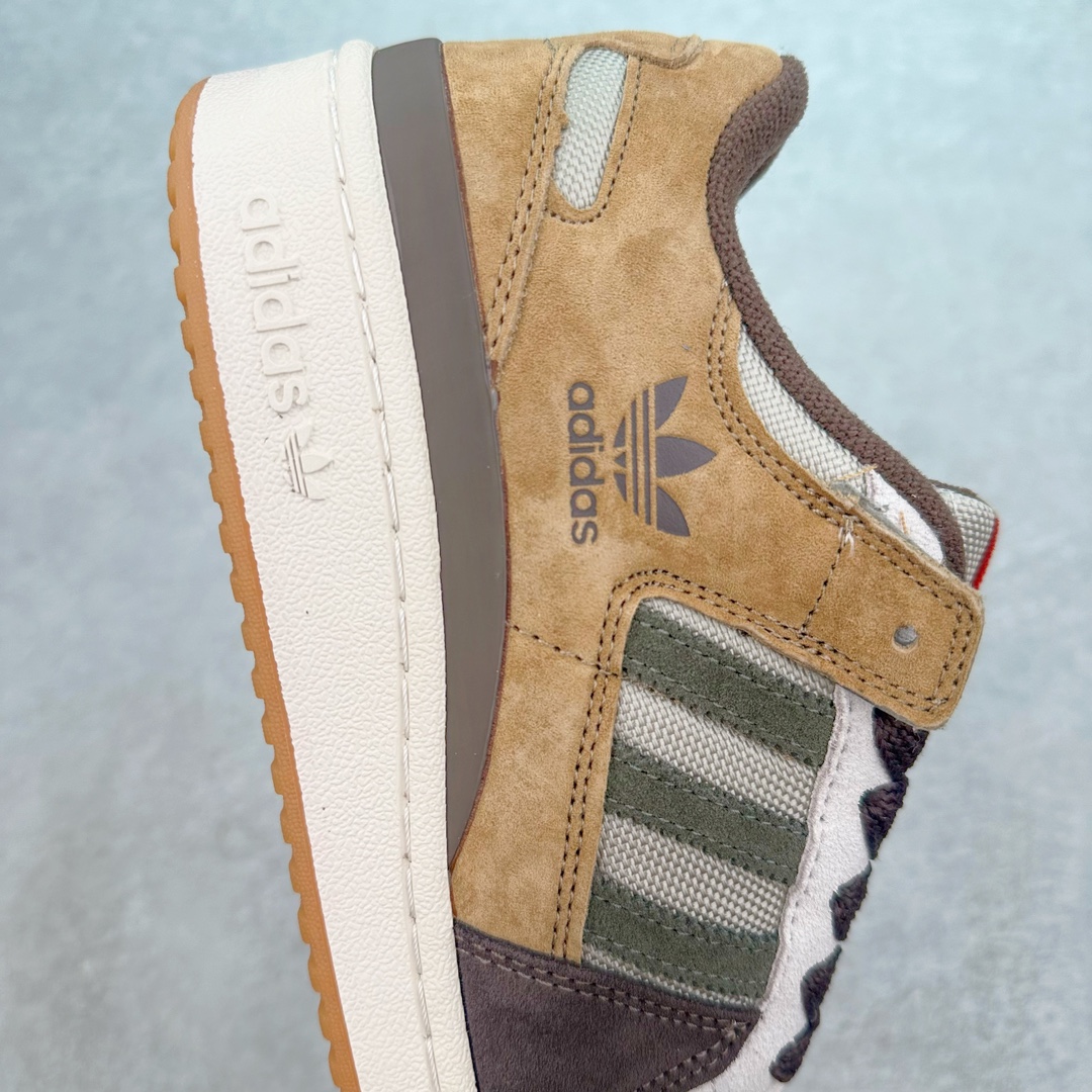 图片[6]-＃福利特价 AD Forum 84 Low OG 低帮百搭潮流休闲运动板鞋 以复古篮球鞋的外形为基础 采用皮革拼接 简约百搭 更加贴合舒适 中底内侧网格造型起到点睛之笔 外底橡胶 更显复古 尺码：36 36.5 37.5 38 38.5 39 40 40.5 41 42 42.5 43 44 44.5 45-选品中心