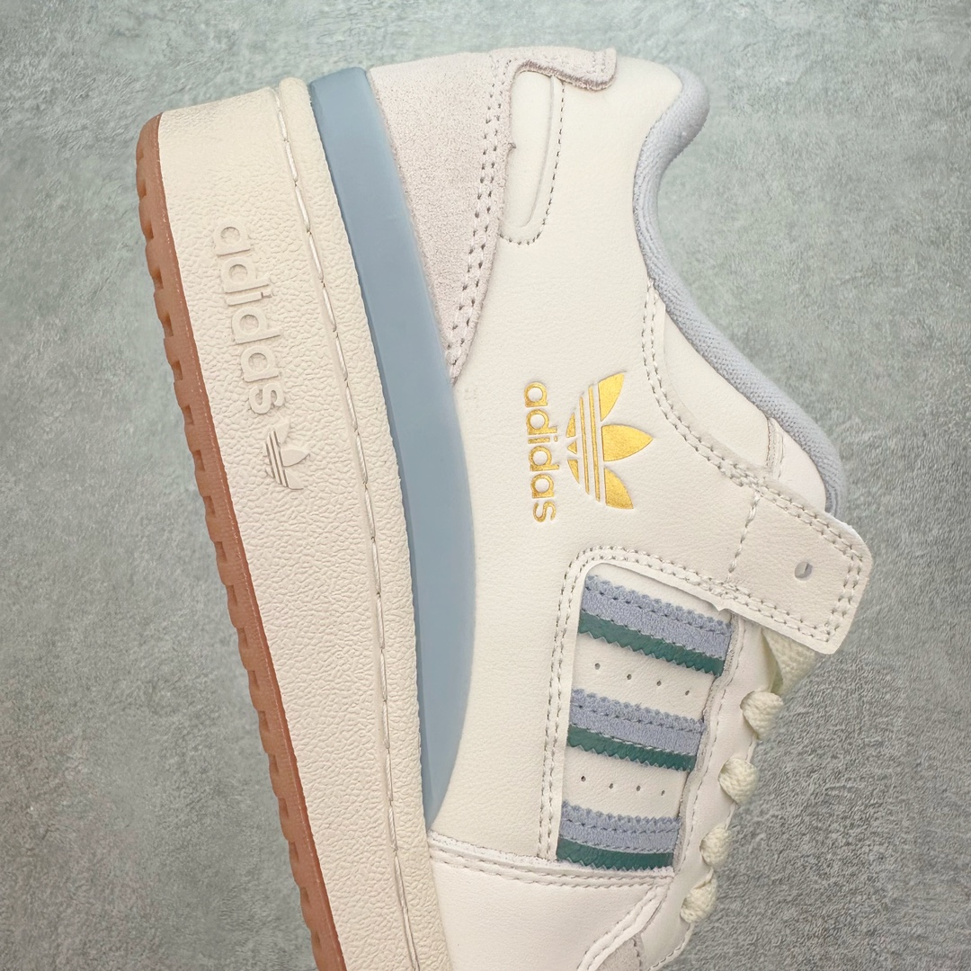 图片[6]-＃福利特价 AD Forum 84 Low OG 低帮百搭潮流休闲运动板鞋 以复古篮球鞋的外形为基础 采用皮革拼接 简约百搭 更加贴合舒适 中底内侧网格造型起到点睛之笔 外底橡胶 更显复古 尺码：36 36.5 37.5 38 38.5 39 40 40.5 41 42 42.5 43 44 44.5 45-选品中心