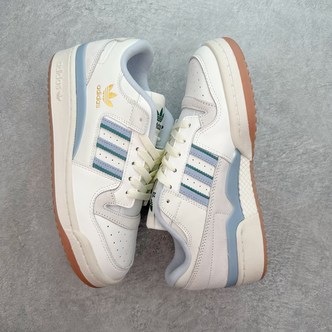 图片[3]-＃福利特价 AD Forum 84 Low OG 低帮百搭潮流休闲运动板鞋 以复古篮球鞋的外形为基础 采用皮革拼接 简约百搭 更加贴合舒适 中底内侧网格造型起到点睛之笔 外底橡胶 更显复古 尺码：36 36.5 37.5 38 38.5 39 40 40.5 41 42 42.5 43 44 44.5 45-选品中心