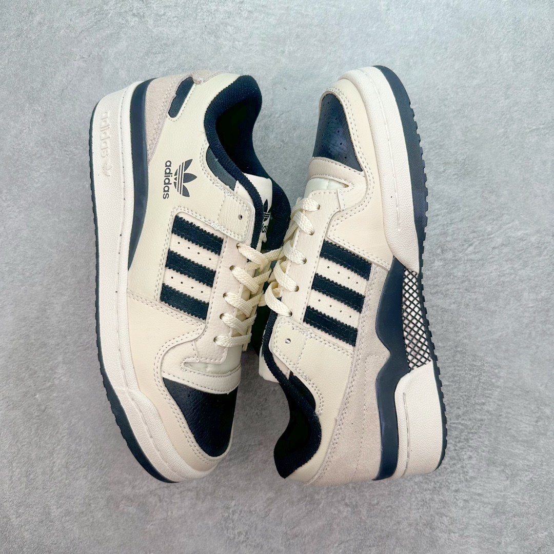 图片[3]-＃福利特价 AD Forum 84 Low OG 低帮百搭潮流休闲运动板鞋 以复古篮球鞋的外形为基础 采用皮革拼接 简约百搭 更加贴合舒适 中底内侧网格造型起到点睛之笔 外底橡胶 更显复古 尺码：36 36.5 37.5 38 38.5 39 40 40.5 41 42 42.5 43 44 44.5 45-选品中心