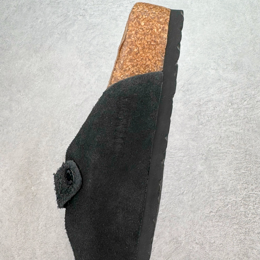 图片[7]-＃莞产纯原福利 Birkenstock Boston VL 勃肯软木底包头拖鞋 天鹅绒般的绒面革赋子休闲的经典外观 四季皆宜 柔软的鞋床采用额外的泡沫缓冲层 提供额外的舒适感和全天支撑 全网独家首发 源于德国的严谨工艺 牛巴戎面 中层松木 EVA 三层组合大底 优质牛皮面料五金扣 出口订单 尺码：35-44-选品中心