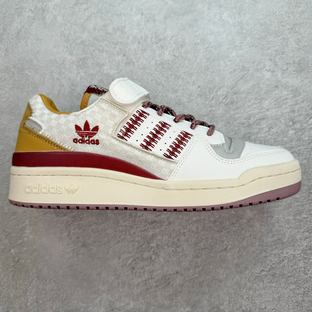 图片[6]-＃福利特价 AD Forum 84 Low OG 低帮百搭潮流休闲运动板鞋 以复古篮球鞋的外形为基础 采用皮革拼接 简约百搭 更加贴合舒适 中底内侧网格造型起到点睛之笔 外底橡胶 更显复古 尺码：36 36.5 37.5 38 38.5 39 40 40.5 41 42 42.5 43 44 44.5 45-选品中心