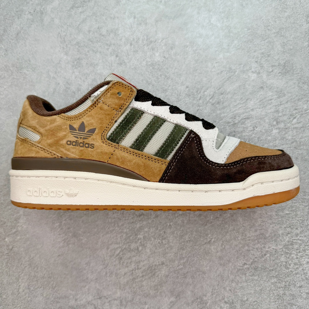 图片[3]-＃福利特价 AD Forum 84 Low OG 低帮百搭潮流休闲运动板鞋 以复古篮球鞋的外形为基础 采用皮革拼接 简约百搭 更加贴合舒适 中底内侧网格造型起到点睛之笔 外底橡胶 更显复古 尺码：36 36.5 37.5 38 38.5 39 40 40.5 41 42 42.5 43 44 44.5 45-选品中心