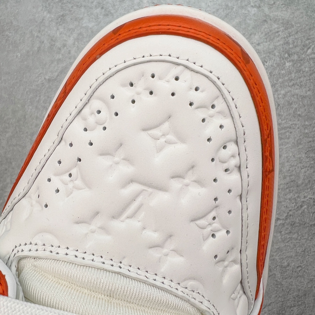 图片[10]-＃K纯原 Louis Vuitton Trainer lv时装走秀运动鞋 市场所有版本中综合最强的货品 GD实力大厂出品 全网最全配色更新最快 最成熟的做工稳定的品控 完美鞋型超高的清洁度 零毛边线头瑕疵 全套原楦原纸版原鞋开模 全网最具灵魂的版型 正确原装黄色鞋盒 正确中底印花 鞋面印花3D高频深度立体 全鞋电脑针车 紧密相连 针距密度一致 环保乳胶注塑鞋垫 厚度脚感还原原版 皮面裁剪部位 统一油边封口工艺 原装橡胶大底含胶量大底组合零偏差 专柜全套包装 防尘袋 说明书 质保卡 男女鞋 尺码：35 36 37 38 39 40 41 42 43 44 45-选品中心