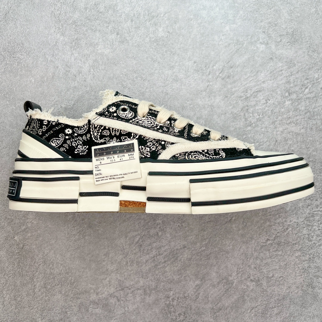 #B版性价比 众明星网红上脚 吴建豪个人新锐品牌xVESSEL G.O.P. Low解构重叠厚底软木低帮百搭增高帆布硫化板鞋 支持扫码防伪标签特殊效果#升级厚实木塞内底#纯手工贴合多重围条硫化工艺#正确渐变效果原盒包装物#采用12蛊司厚实舒适帆布面料#流苏做旧复古效果 余文乐 蔡徐坤助攻款式 尺码:35 36 37 38 39 40 41 42 43 44 45-选品中心