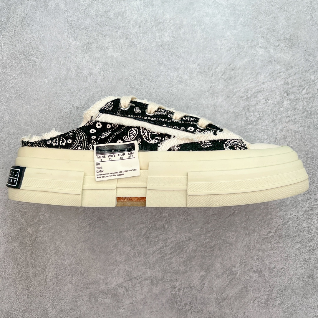 图片[7]-＃B版性价比 众明星网红上脚 吴建豪个人新锐品牌xVESSEL G.O.P. Low解构重叠厚底软木低帮百搭增高帆布硫化板鞋 支持扫码防伪标签特殊效果#升级厚实木塞内底#纯手工贴合多重围条硫化工艺#正确渐变效果原盒包装物#采用12蛊司厚实舒适帆布面料#流苏做旧复古效果 余文乐 蔡徐坤助攻款式 尺码：35 36 37 38 39 40 41 42 43 44 45-选品中心