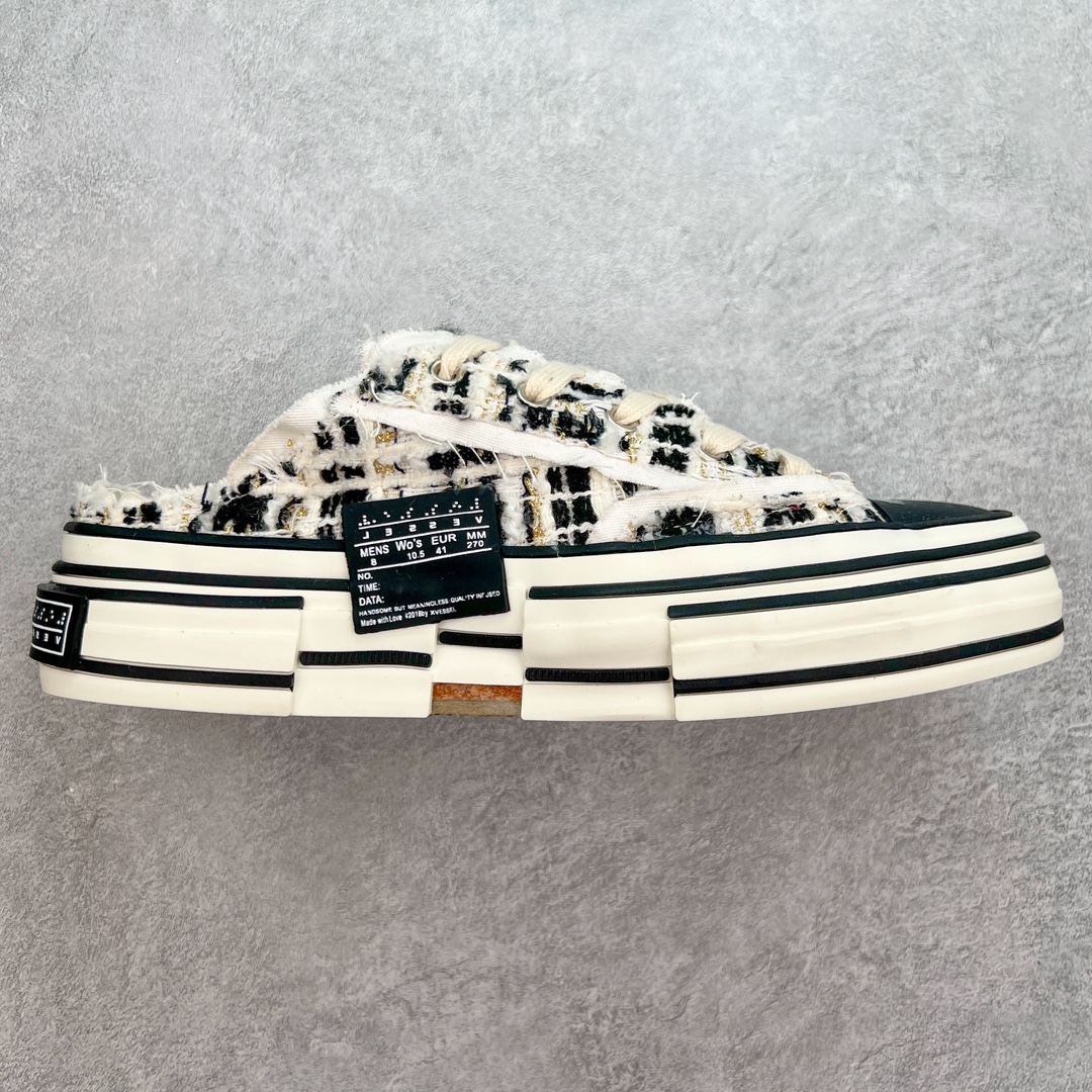 图片[2]-＃B版性价比 众明星网红上脚 吴建豪个人新锐品牌xVESSEL G.O.P. Low解构重叠厚底软木低帮百搭增高帆布硫化板鞋 支持扫码防伪标签特殊效果#升级厚实木塞内底#纯手工贴合多重围条硫化工艺#正确渐变效果原盒包装物#采用12蛊司厚实舒适帆布面料#流苏做旧复古效果 余文乐 蔡徐坤助攻款式 尺码：35 36 37 38 39 40 41 42 43 44 45-选品中心