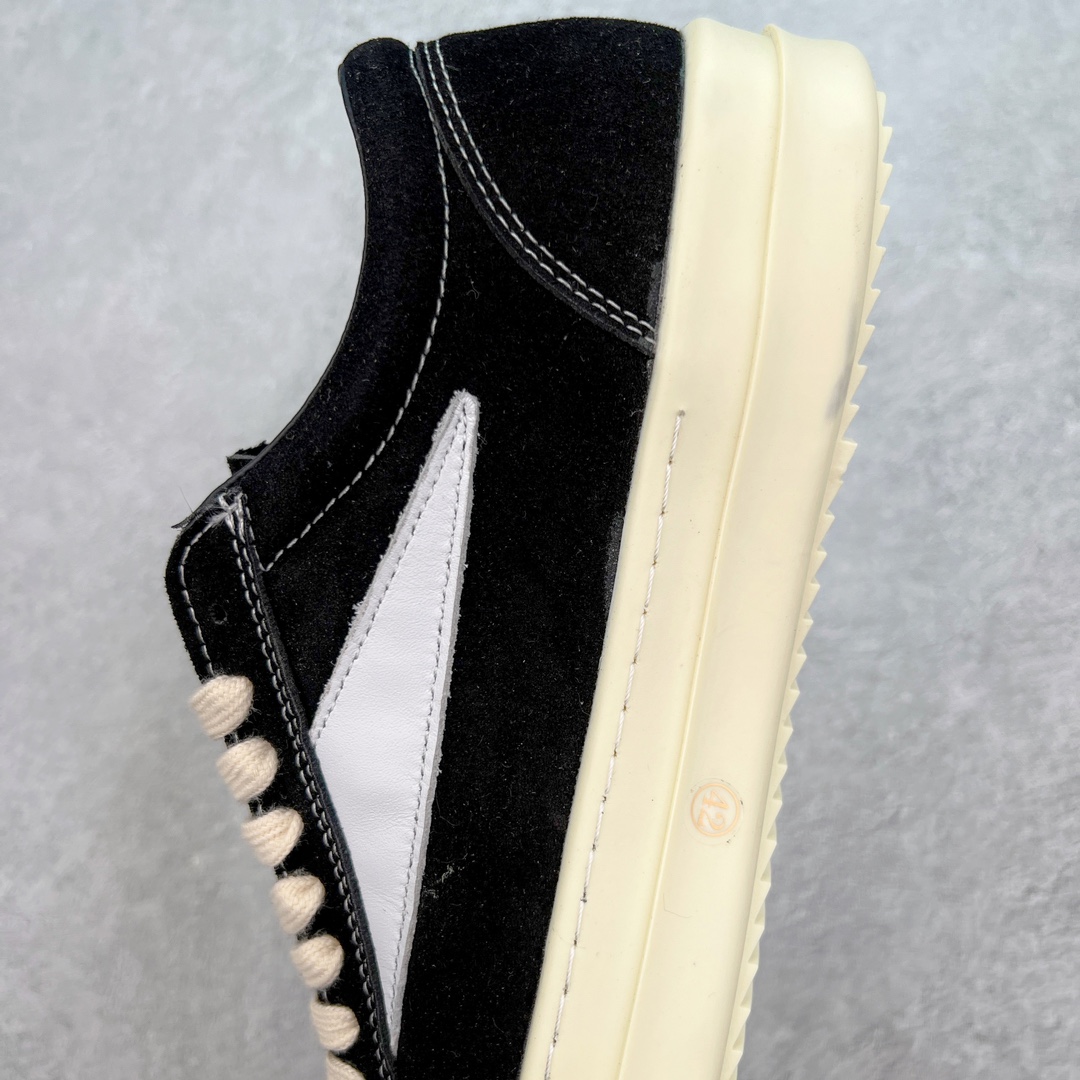 图片[7]-＃B版性价比 Rick Owens 瑞克·欧文斯 RO低帮布面时尚板鞋 一比一规格礼盒装 重达3斤以上 配有日文、英文 双语种配件卡片 细节诠释 一件不落 鞋盒三标 正面+底部都一一做到 虽然增加不了实质的成本 但是打磨产品的细节 再微小也会还原 尺码：35 36 37 38 39 40 41 42 43 44 45-选品中心