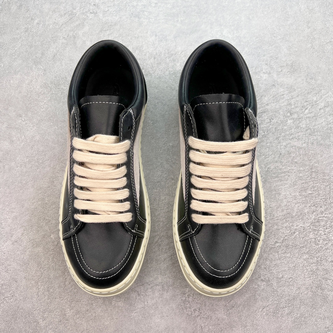 图片[2]-＃B版性价比 Rick Owens 瑞克·欧文斯 RO低帮布面时尚板鞋 一比一规格礼盒装 重达3斤以上 配有日文、英文 双语种配件卡片 细节诠释 一件不落 鞋盒三标 正面+底部都一一做到 虽然增加不了实质的成本 但是打磨产品的细节 再微小也会还原 尺码：35 36 37 38 39 40 41 42 43 44 45-选品中心