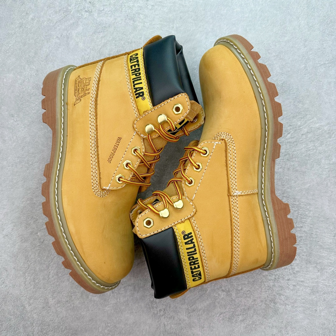 图片[3]-＃特价福利 CAT卡特 硬汉推土机品牌经典百搭户外休闲大黄靴系列 广东大厂品质 24ss秋冬新款 常年主打 时尚潮流搭配 面料釆用意大利进口磨砂牛皮 全鞋真牛皮材料 大底到五金都是代工厂原材料制作 好货不杀猪 首单质量严格把控 全套官网统一包装 今年冬季防寒户外专用 日常随意搭配 型男必备 尺码：38 39 40 41 42 43 44 (偏大一码)-选品中心